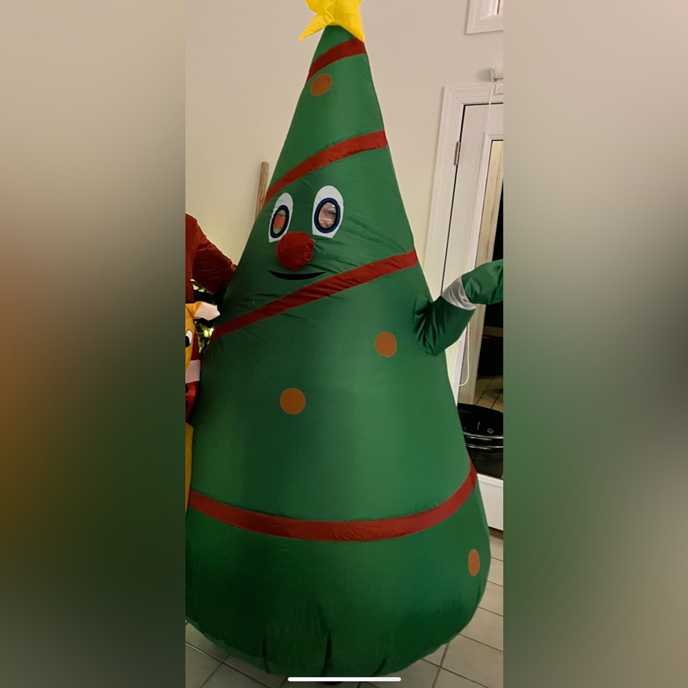 Inflatable Christmas tree costume